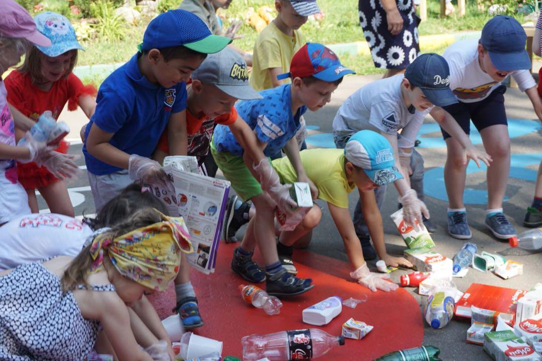 Экология в первой группе. Экологическая акция в летнем лагере для детей.